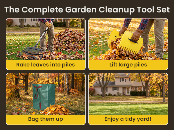 The Complete Garden Cleanup Tool Set