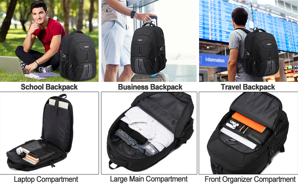 multi pocket backpack