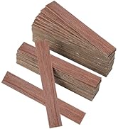 TOYANDONA 40pcs Miniature Dollhouse Flooring, Mini Floor Boards Self Adhesive Dollhouse Wood Floo...