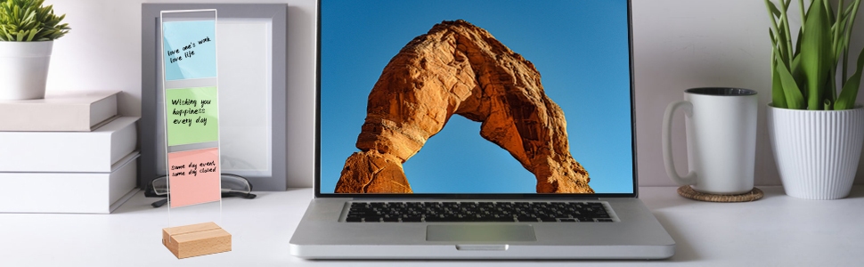 Lxmxgk 2 Pcs Monitor Memo Board