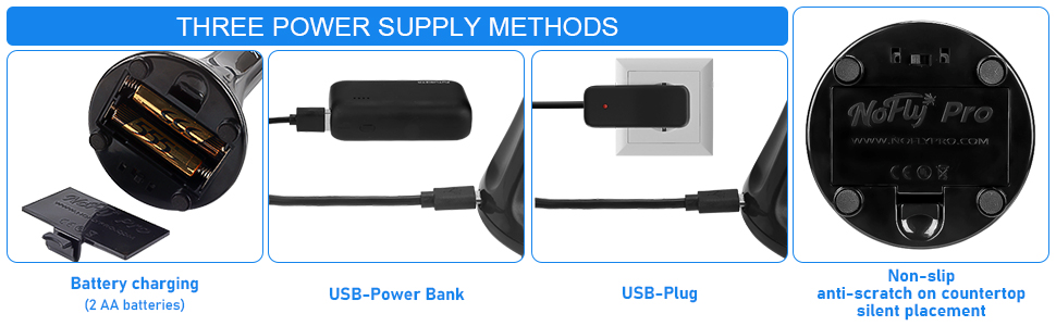 Batteries Powered Table Fly Fan