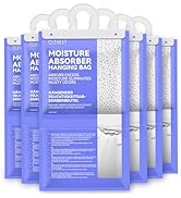 CLEVAST Moisture Absorbers Packets - 15.2 OZ, 6 Pack Large Dehumidifier Bags for Closet, Hanging ...