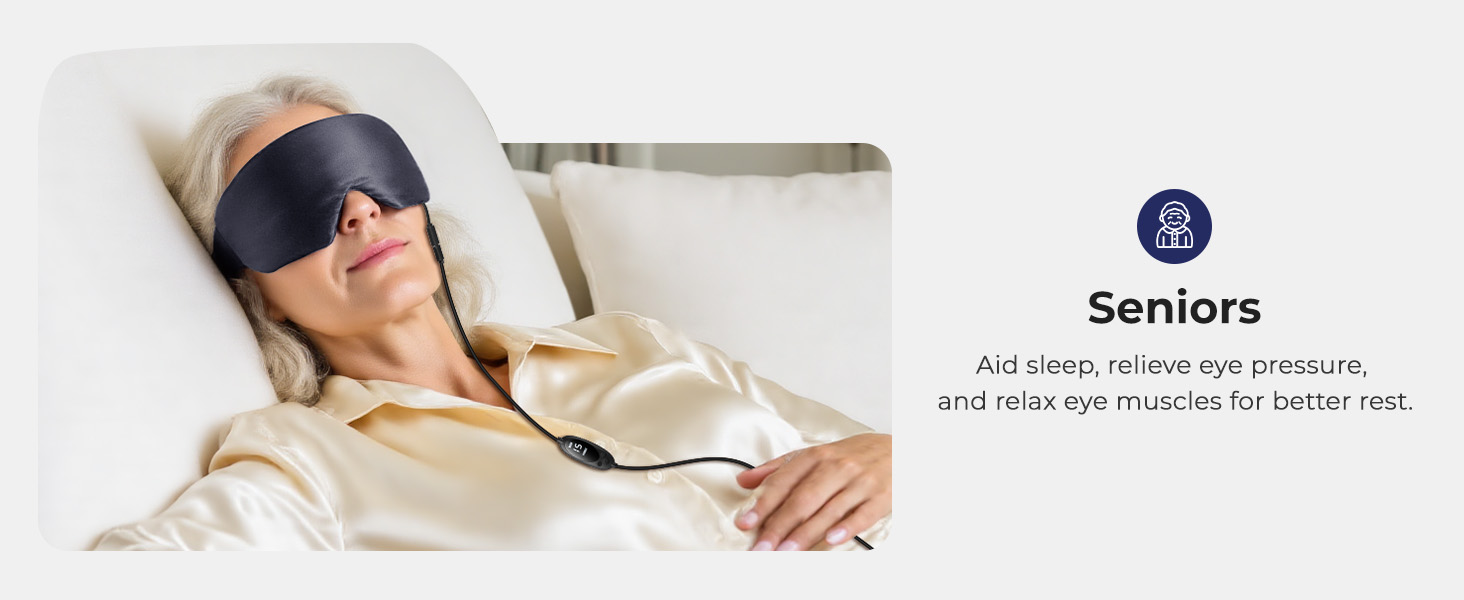 grandmother, gift, older, mon, travel, car, camping, electric eye mask