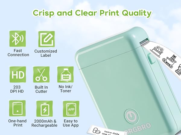 Crisp and Clear Print Quality