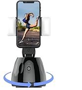 Colorlizard Auto Face Tracking Tripod with Fill Light, 360° Rotation Face Body Phone Camera Mount...