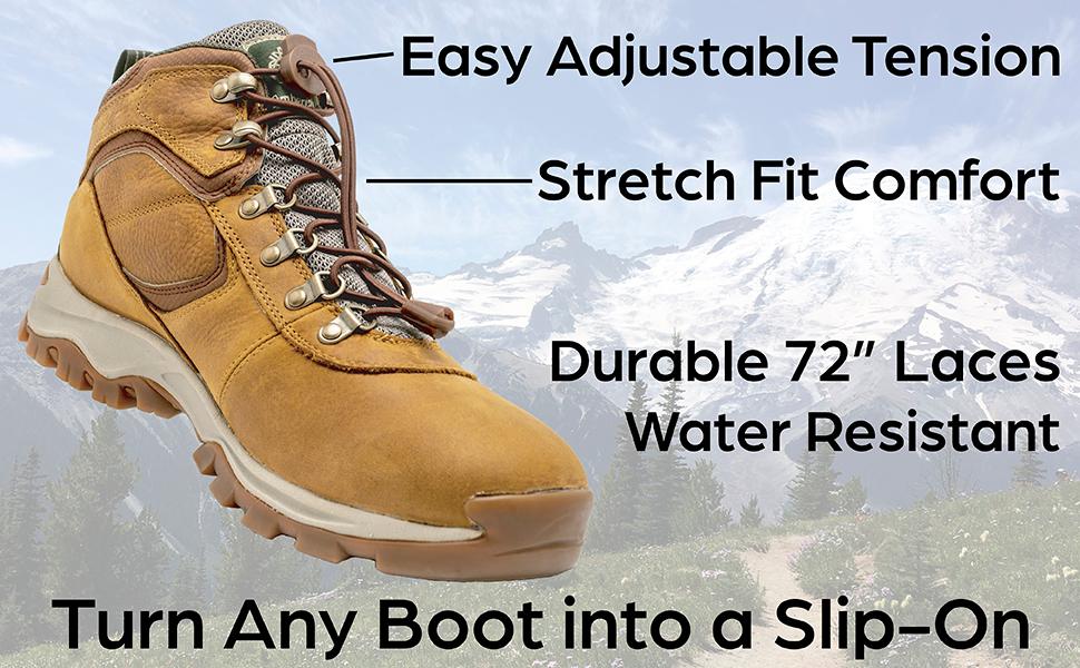 no tie boot laces, boot lock laces, lock laces