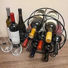 metal wine rack