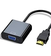 HDMI to VGA Adapter, HDMI Male to VGA Female Connector,Computer Connectors to Monitors Cable,for ...