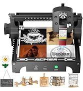 Acmer Laser Engraver Machine, 6000mW High Precision Laser Cutter and Engraving Machine, 130x130mm...