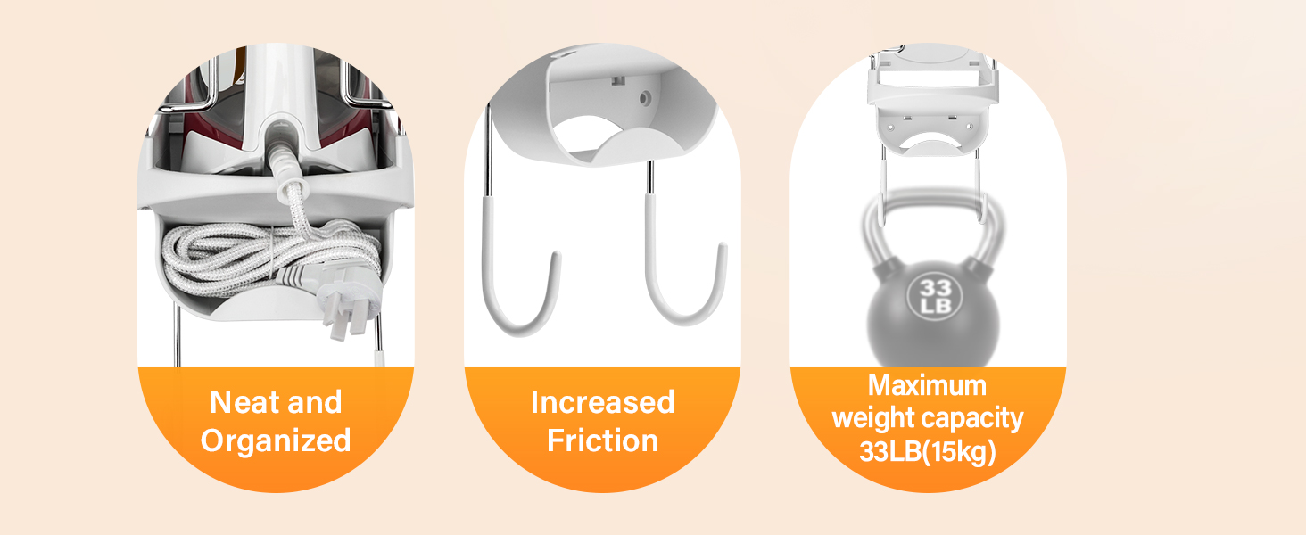 ironing board holder hanger iron Ironing Board Holder Wall Mount Hanger wall mount and