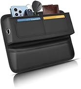Car Seat Gap Filler Organizer, Leather Car Seat Organizer Front Seat With 2 USB Cable Hole, Car/S...