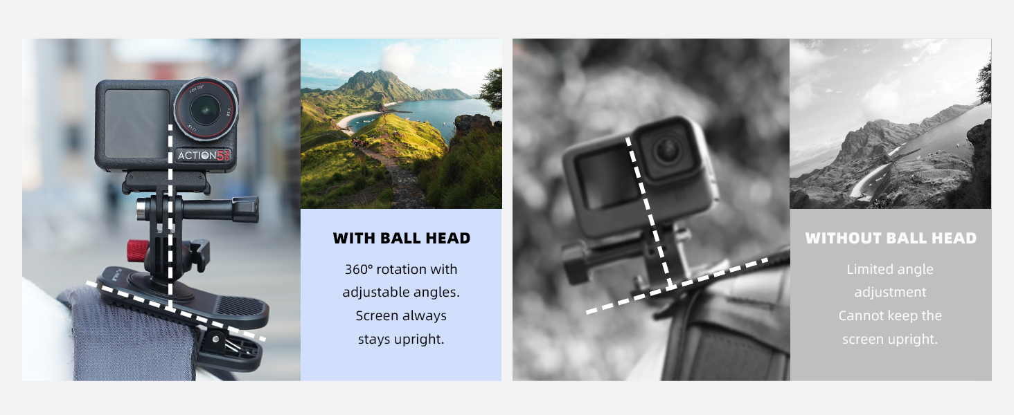 backpack strap clip mount