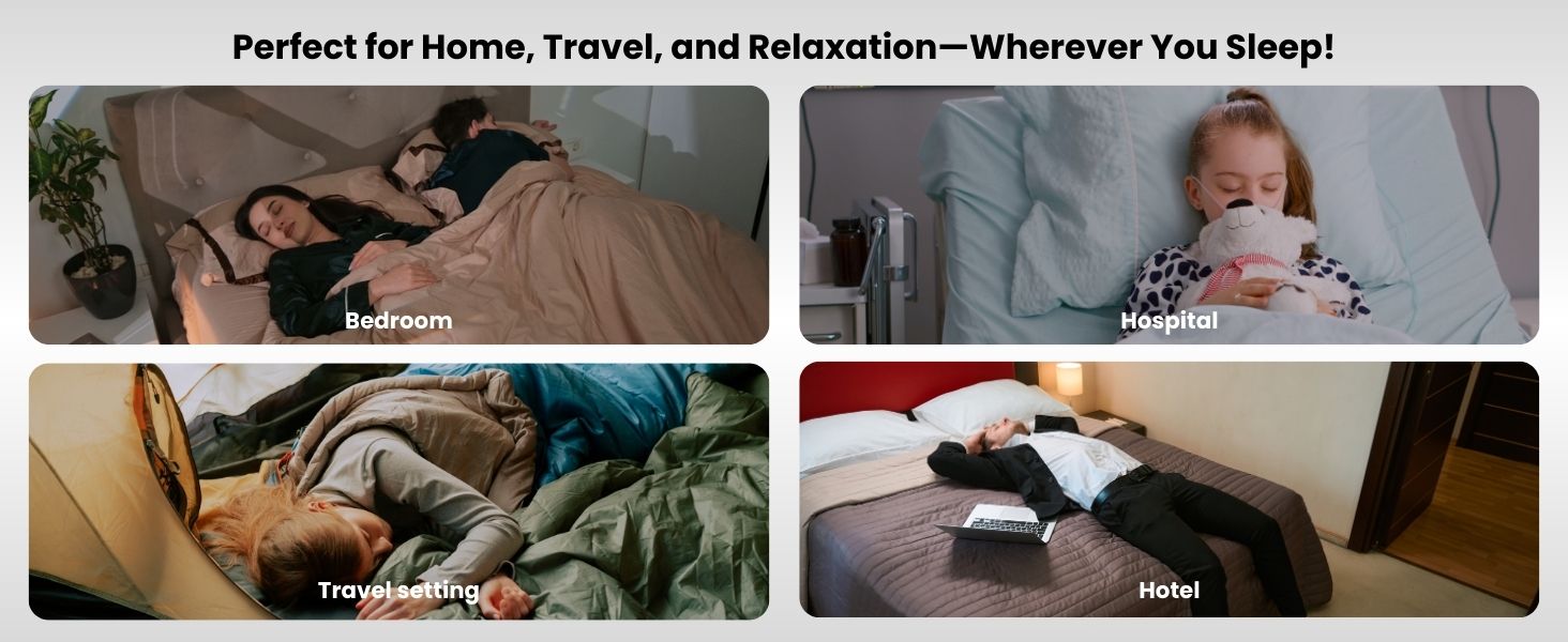 Sound machine for sleep under pillow speaker White Noise Therapy Adults, Sleepers, Relaxation