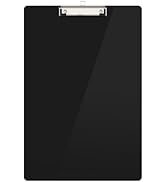 Macroclo Extra Large 11x17 Clipboards, Black Plastic Drawing Boards with Low Profile Clip Horizon...