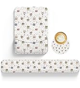 icolor Keyboard Wrist Rest &amp; Mouse Pad Support Set,Ergonomic Memory Foam Mousepad for Computer La...