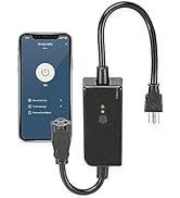 Leviton Decora Smart Wi-Fi Outdoor Plug, Works with Matter, My Leviton, Alexa, Google Assistant, ...