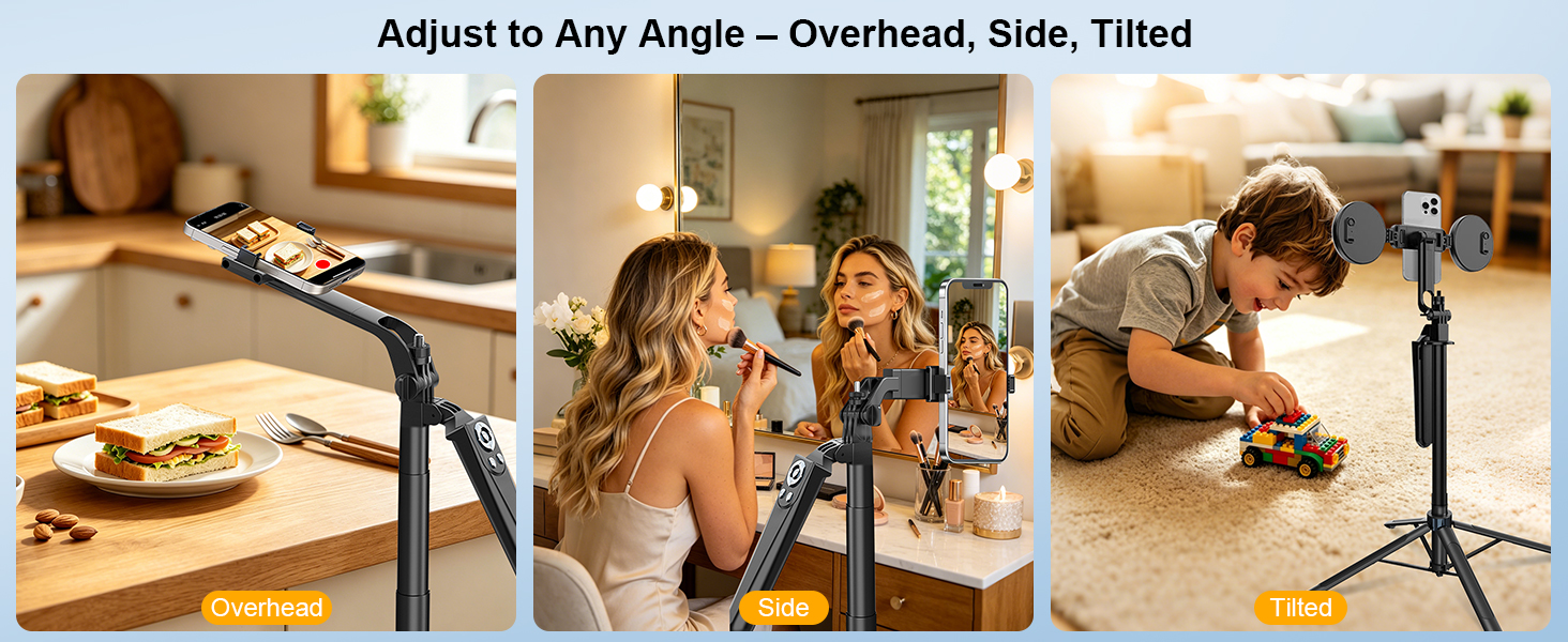 6 in 1 selfie stick tripod with fill light