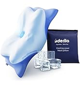Derila Ergo Pillowcase Cervical Neck Pillow for Sleeping Pillow Case Contour Memory Foam Pillows ...