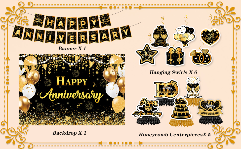Happy Anniversary Decorations