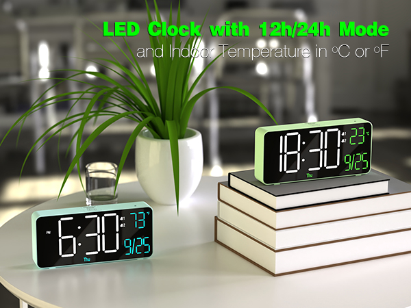 6.7in digital clock
