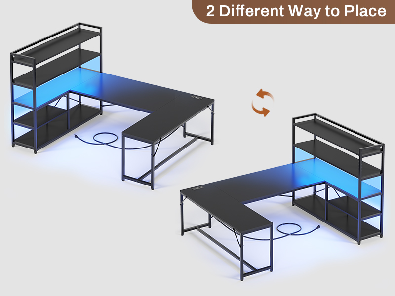 gaming desk l shaped desk corner desk for small space