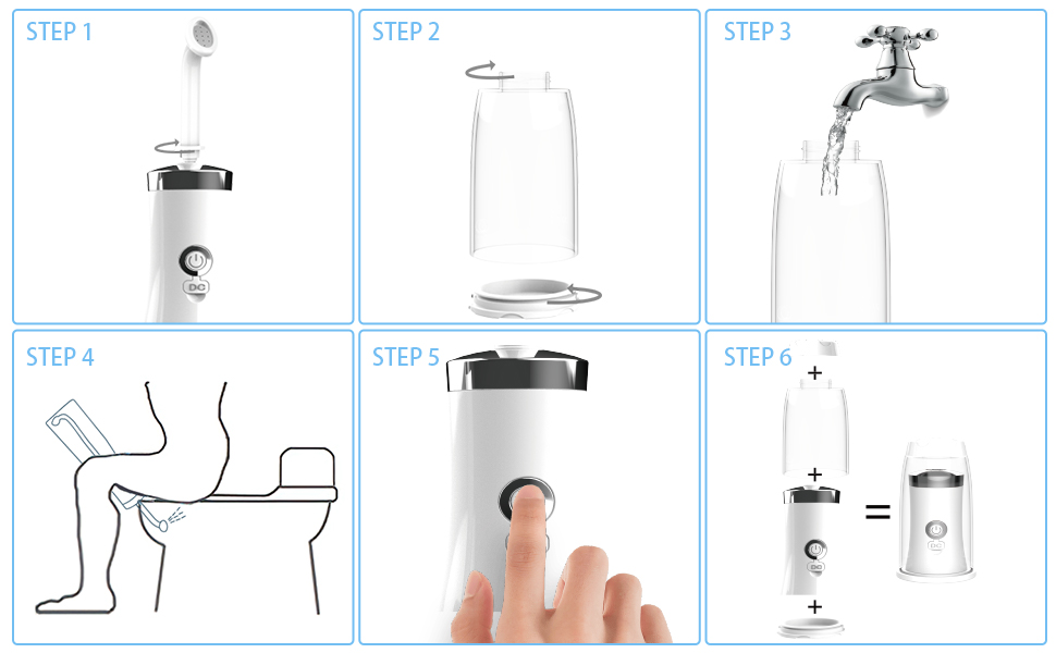 travel bidet portable
