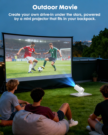 movie projector for outdoor use