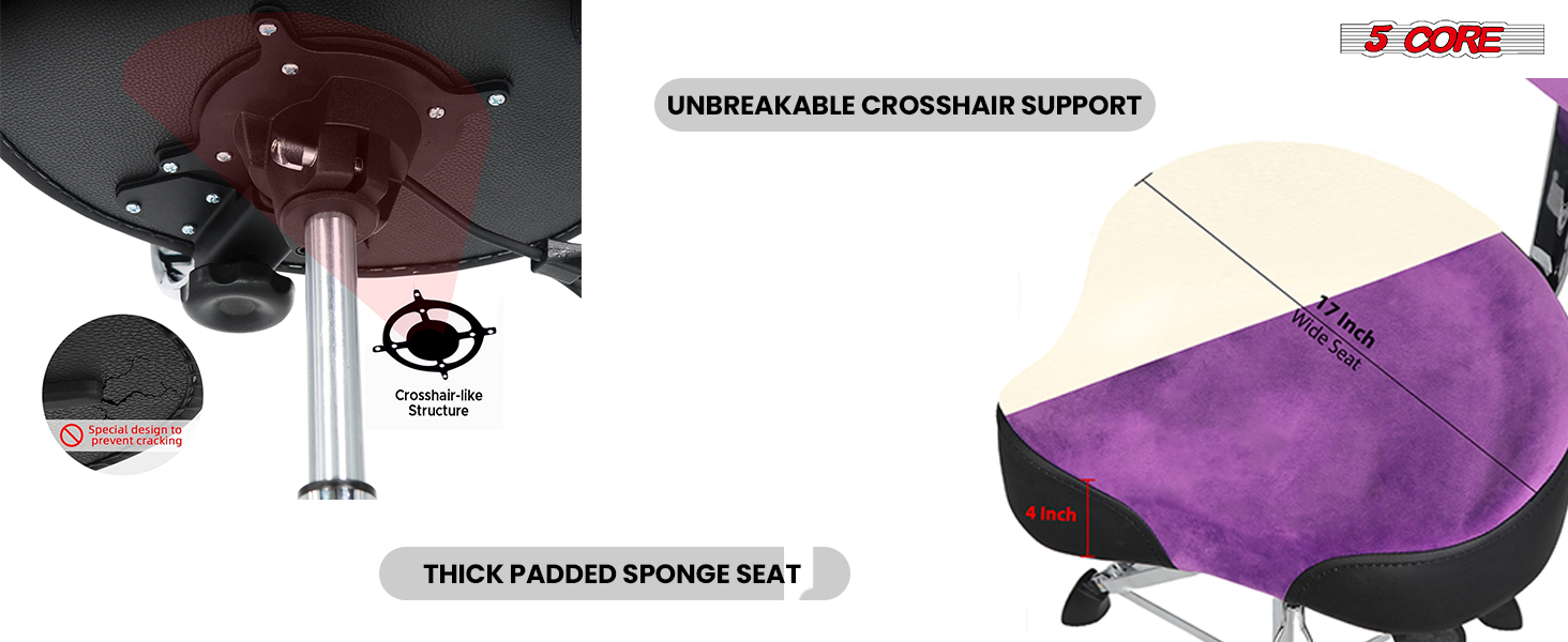 5 CORE Drum Throne with Backrest 4
