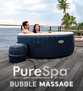 INTEX 28431EP PureSpa Plus Bubble Massage Spa Set: Includes Energy Efficient Spa Cover –2 Headres...