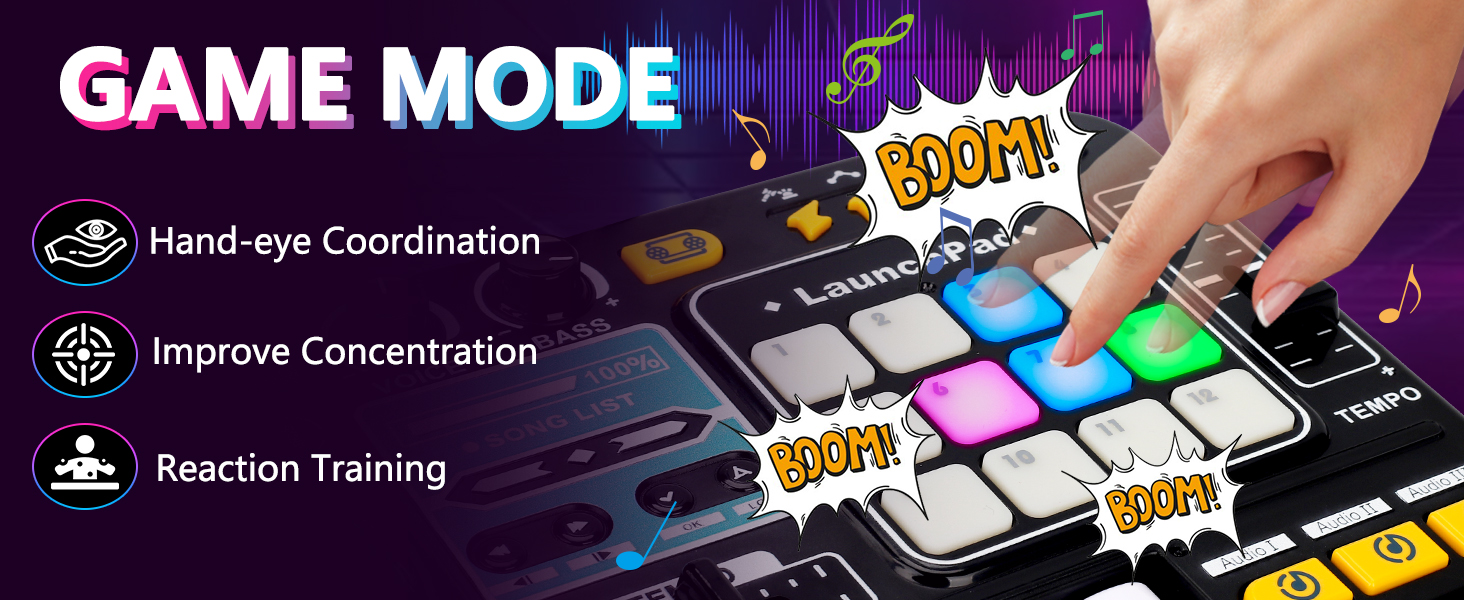 kids dj turntable dj mixer table dj set toddler plano dj toys for 2 3 4 5 6 7 year old boys girls
