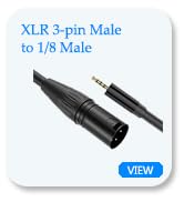 Yinker 3.5mm to XLR Cable 5FT 2Pack, 1/8 Inch TRS to XLR Male Microphone Cable, XLR to 1/8 3.5mm ...