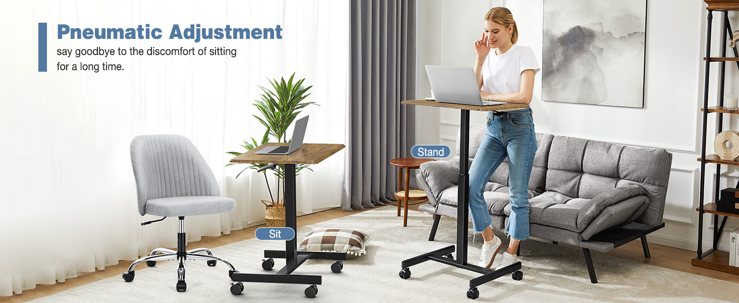 Portable Rolling Laptop Desk
