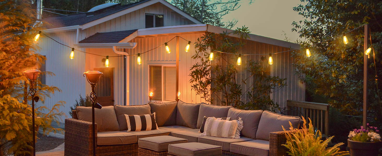 backyard lights