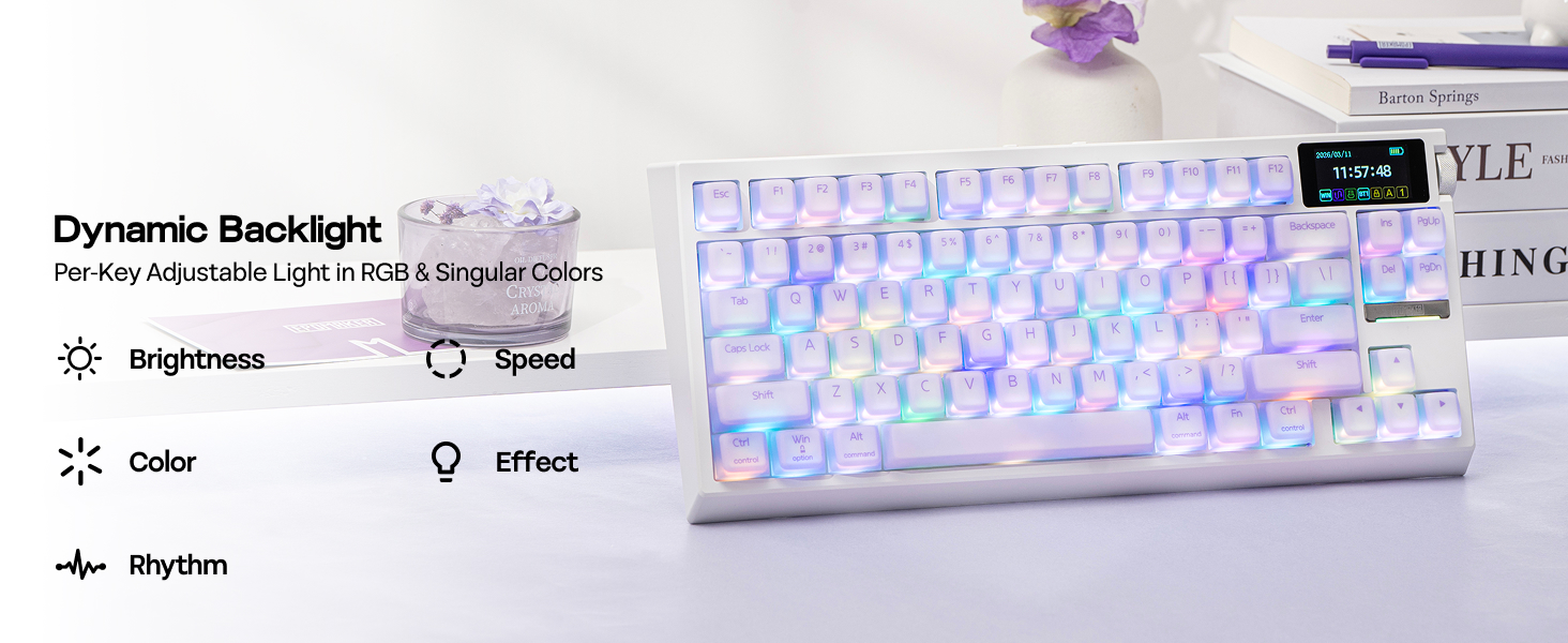 G84 PRO Mechanical Keyboard with Silicone Keycaps