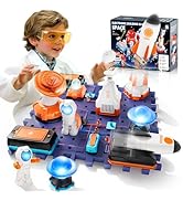 VATOS Space Science Circuit Kits for Kids - 31PCS Electronics Exploration STEM Kit with 100+ Proj...