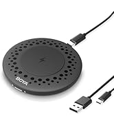 BOYA Blobby USB Conference Microphone,Desktop Computer Microphone with Wireless Charger, Omnidire...