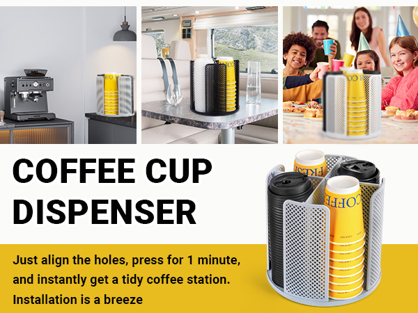 Rotating Paper Cup Holder