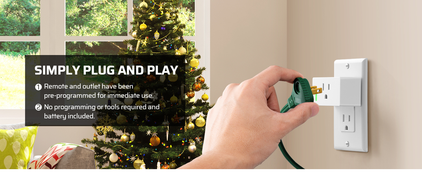 indoor remote control outlet