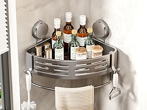 shower caddy with suction cups