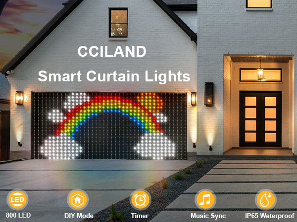 led curtain lights