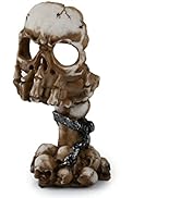 DS. DISTINCTIVE STYLE Skull Candle Holder 6.3 Inch Tea Light Holder Small Gothic Home Decor Hallo...