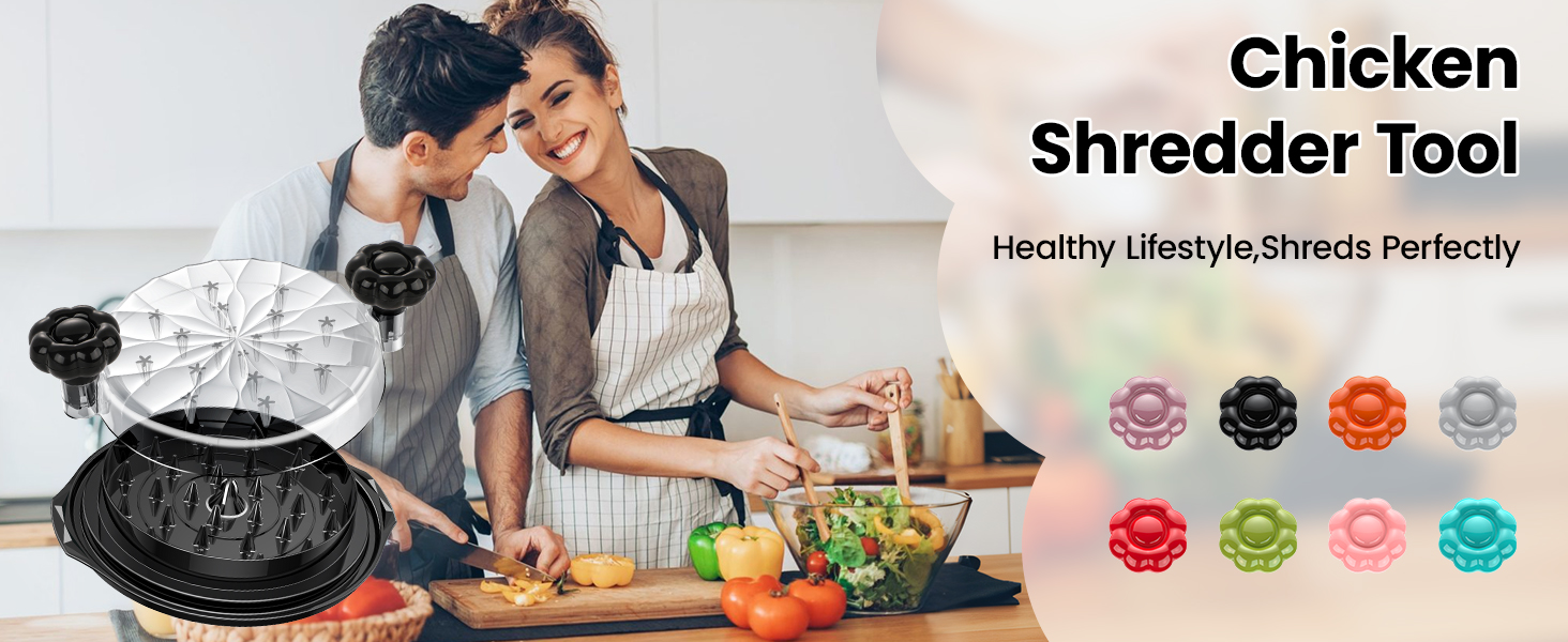 Chicken Shredder Large Chicken Breast Meat Shredder Tool Twist Brush home essentials kitchen gadgets