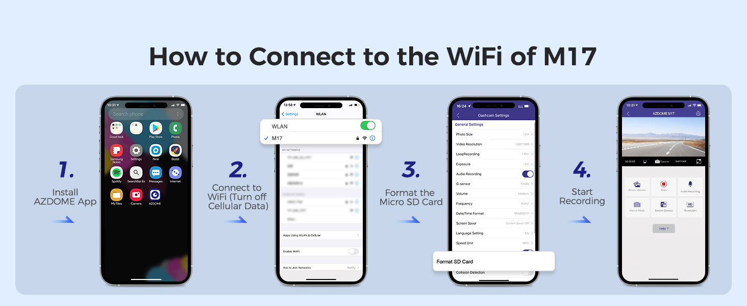 WiFi Connection Steps