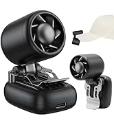 KIMWIND Clip-On Hat Fan with 3 Gear, Super-Mini Portable Handheld Fan, Only 0.13lb, Foldable Pers...