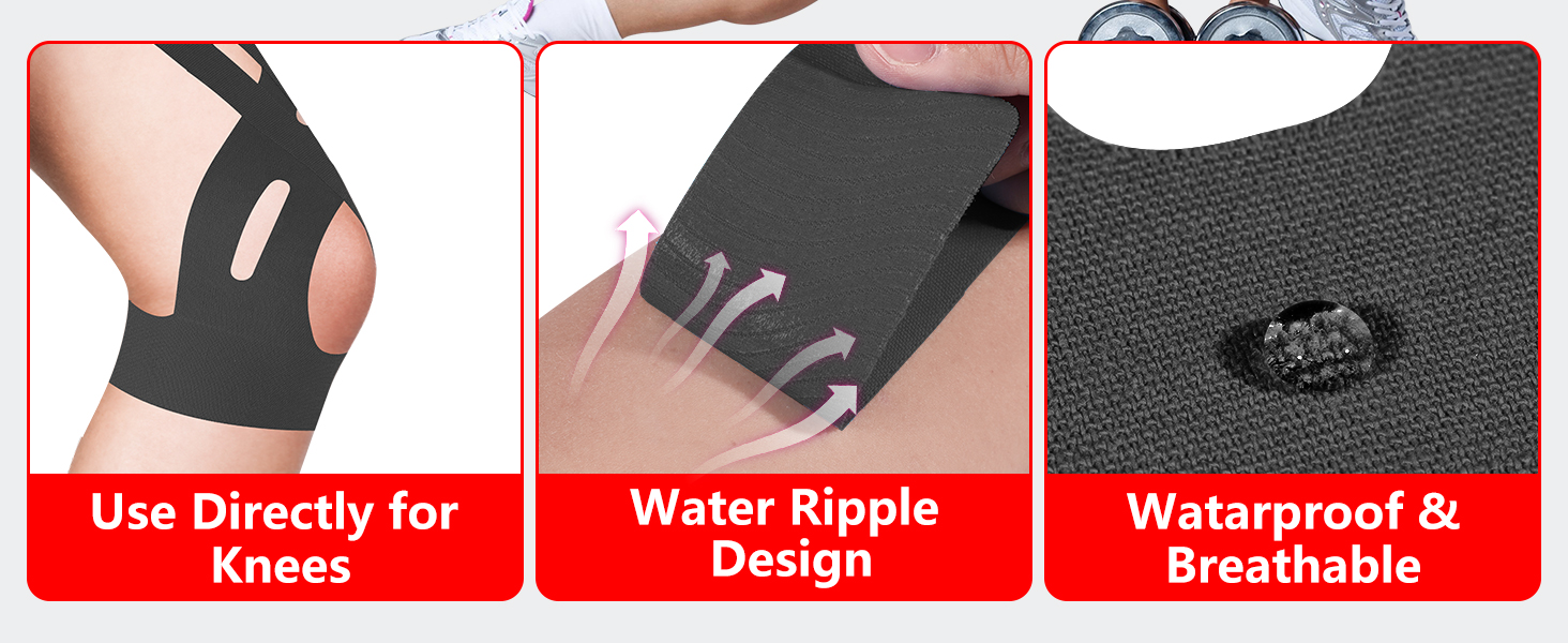 knee tape for knee pre cut