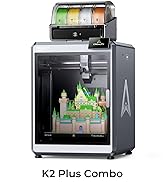 Creality K2 Plus Combo 3D Printer, Multi Color Printing with New CFS, Max 600mm/s Printing Speed,...