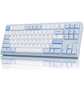 OOCTPK Chilkey ND TKL Aluminum Mechanical Keyboard, 87 Keys Tenkeyless Wireless Gaming Keyboard, ...