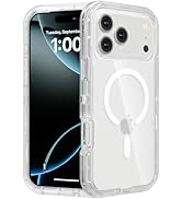 Follaroma for iPhone 17 Pro Max Case, Compatible with MagSafe, Dual Layer Transparent Magnetic Ph...