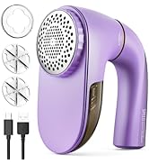 POPCHOSE Fabric Shaver, Lint Remover for Clothes, Lint Shaver with 6-Leaf Blades, 2 Speed Sweater...