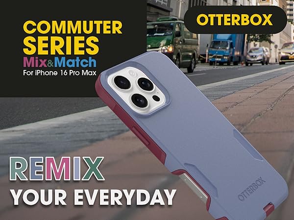 otterbox commuter case shown in berry color